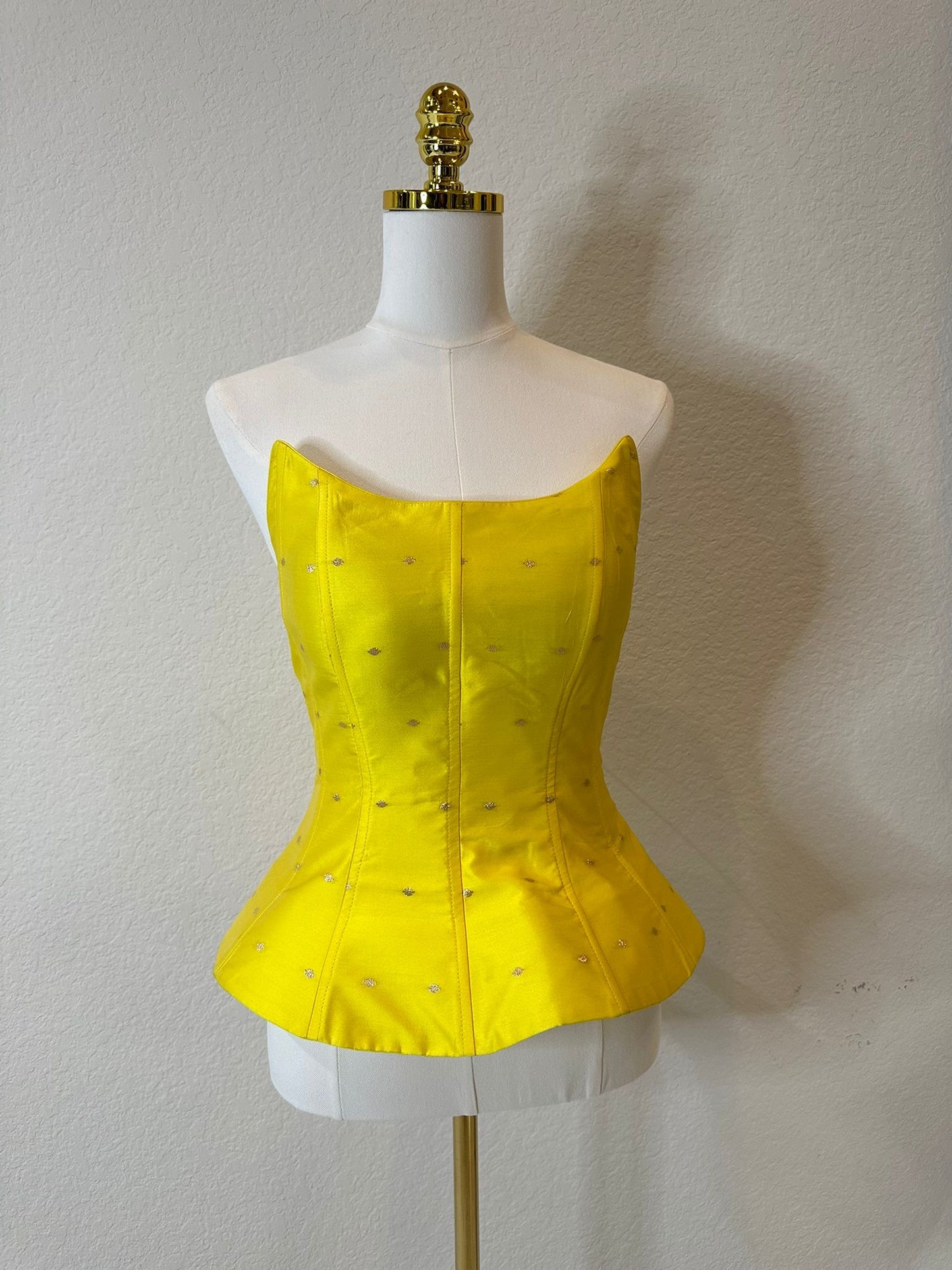 Silk Brocade Corset