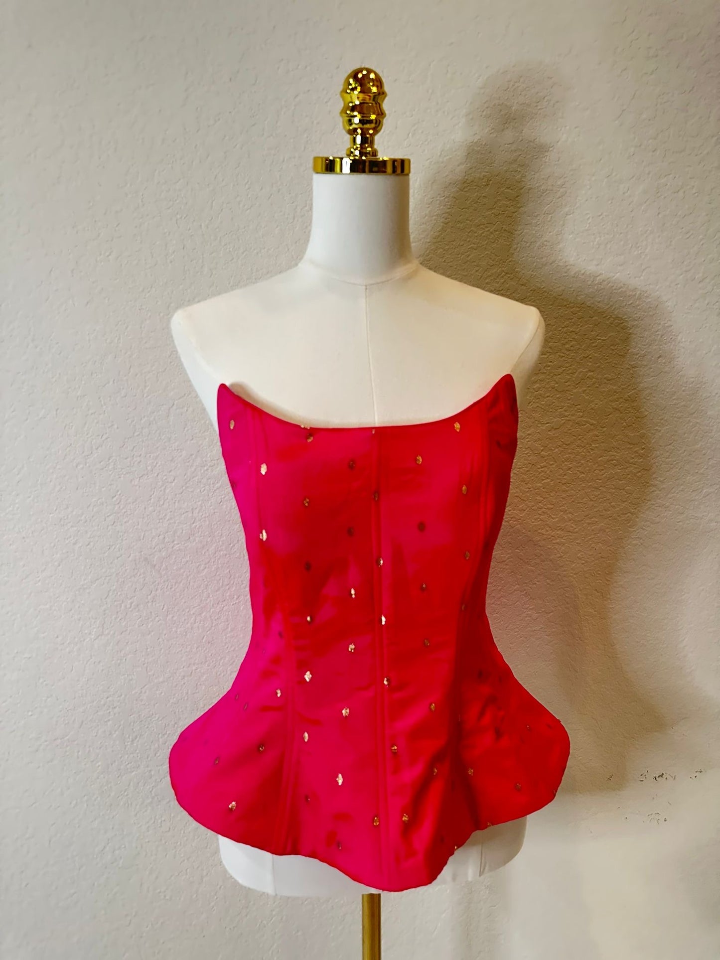 Silk Brocade Corset