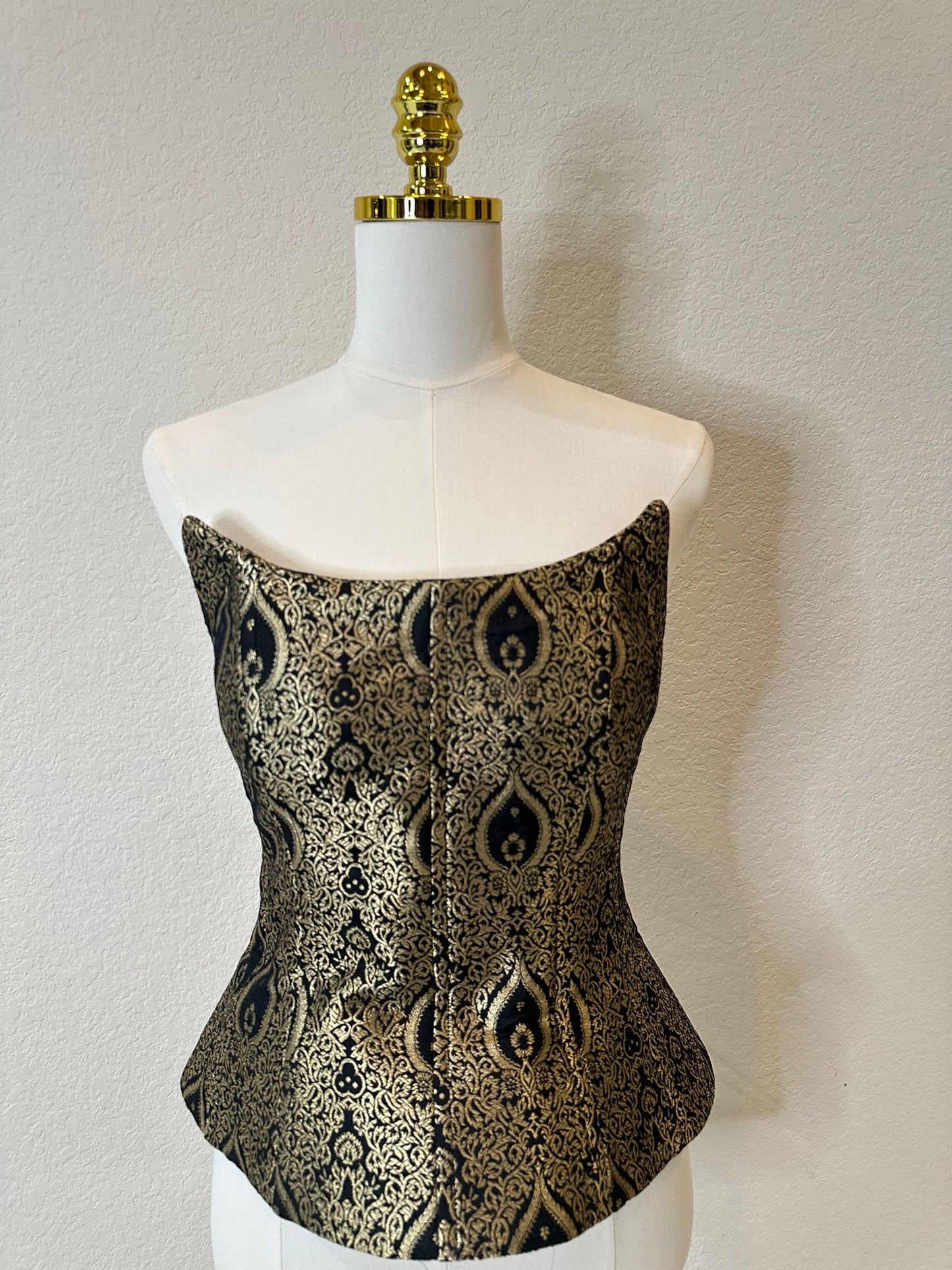 Silk Brocade Corset