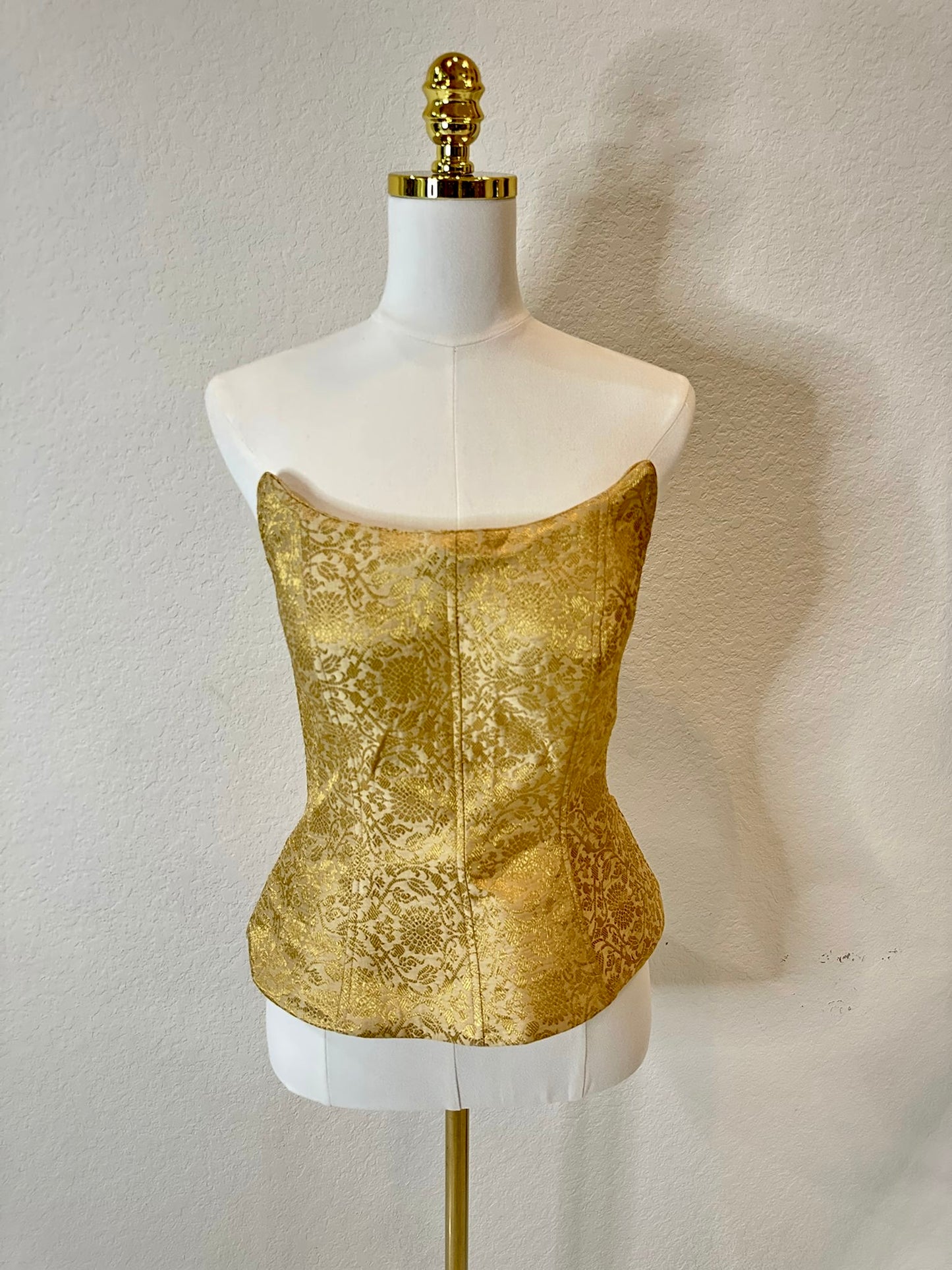 Silk Brocade Corset