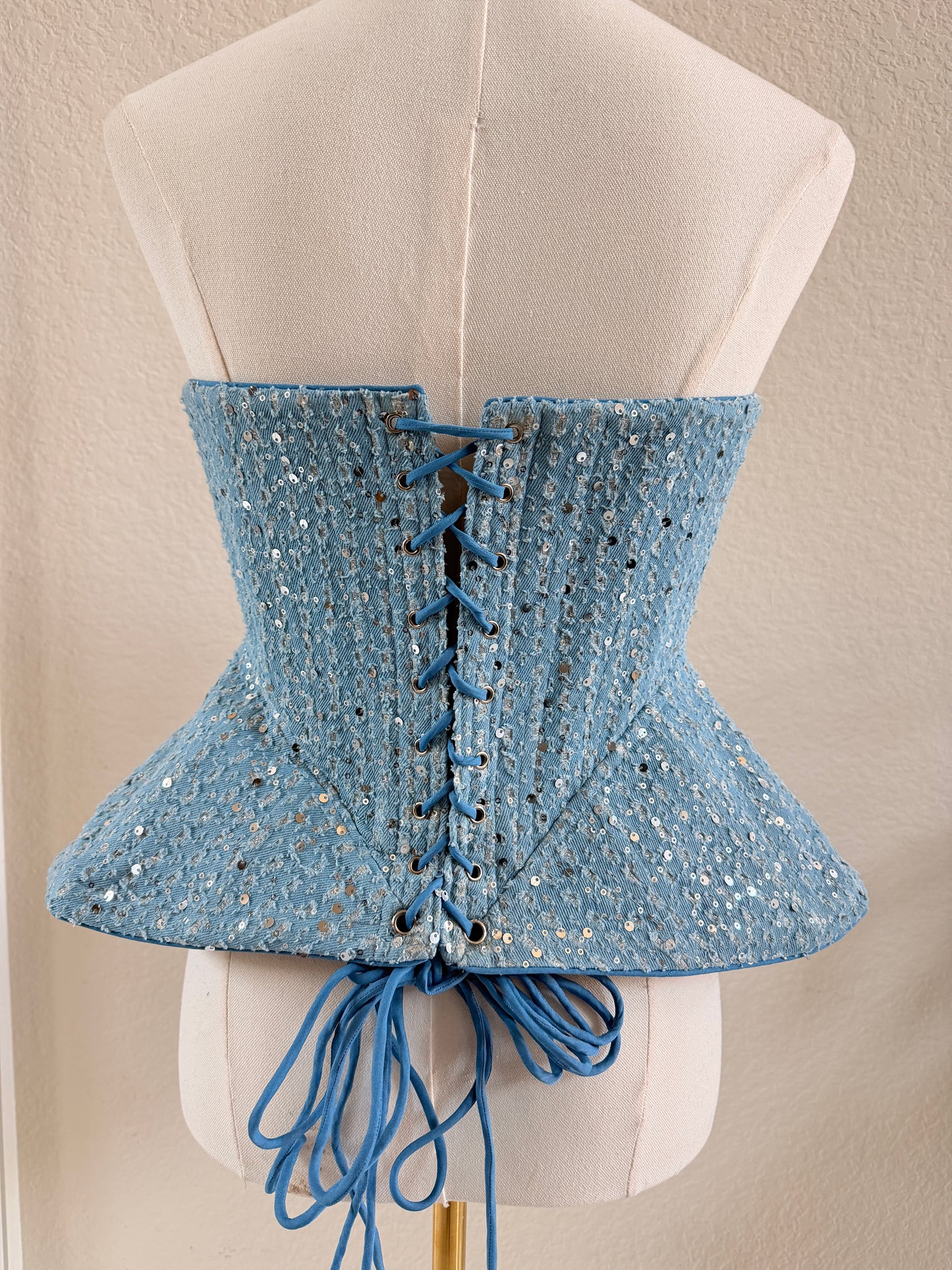 Structured Denim Corset