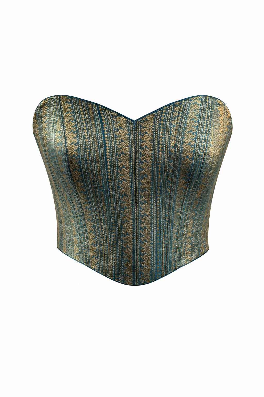 The Teal Maharani Corset
