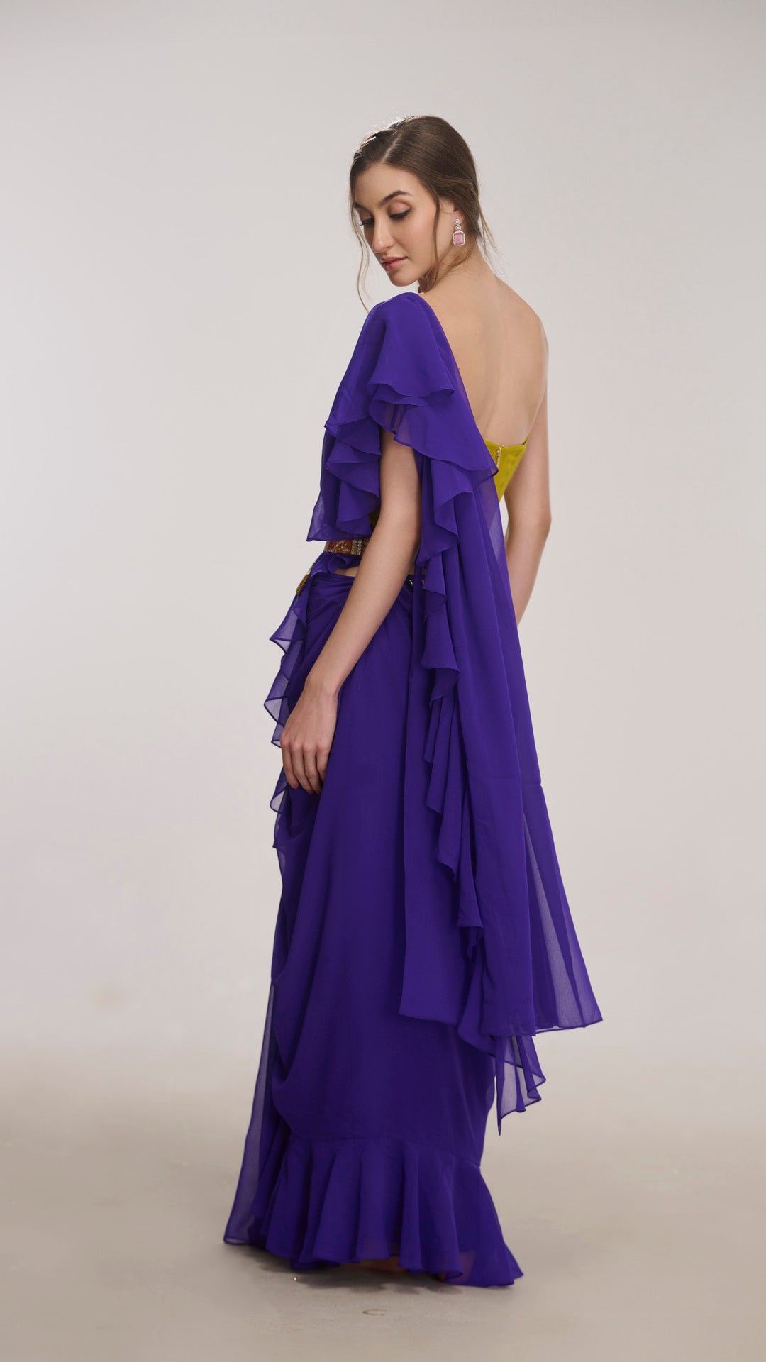 Jocasta sophisticated off -shoulder Drape Dress by LabelN